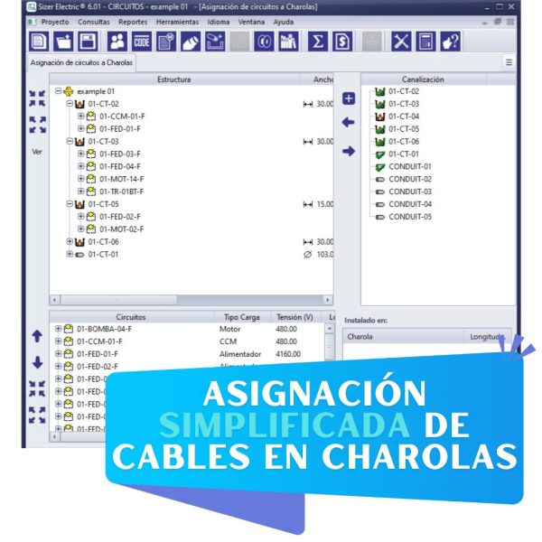 Módulo para selección de charolas y canalizaciones. - Imagen 6